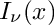 $ I_{\nu}(x) $