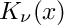 $ K_{\nu}(x) $